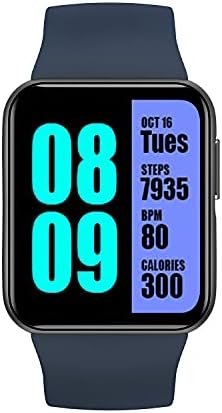 Erkekler Kadınlar için GRV Akıllı Saat, iOS ve Android Telefonlar için Akıllı Saat Kişiselleştirilmiş Saat Yüzleri IP68 Su Geçirmez,