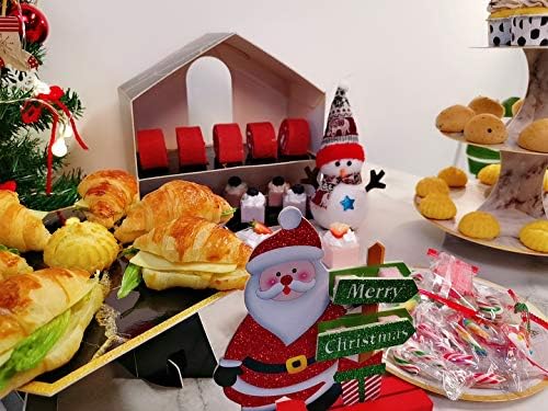 5-Pack Mermer Tarzı Karton Cupcake Standı, Tatlı Cupcake Tutucu için Düğün, Doğum Günü, Parti, Bebek Duş, Noel