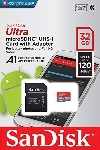 Ultra 32 GB microSDHC Acer ICONİA TAB için Çalışır A500 Artı SanFlash ve SanDisk tarafından Doğrulanmış (A1/C10/U1/8 k / 120MBs)