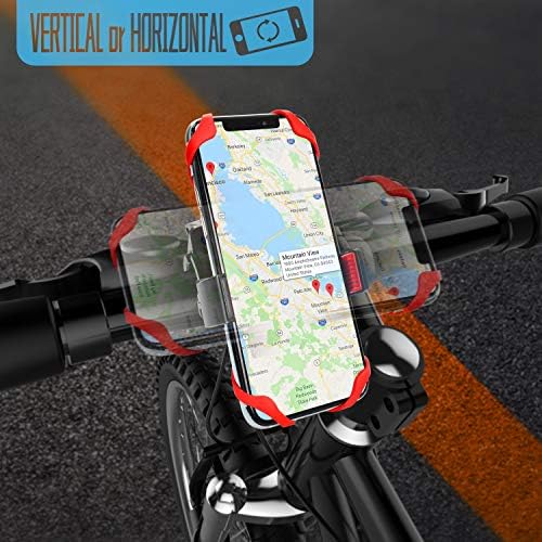 UnıSpg için iPhone XR Evrensel telefon tutucu Dağı için Bisiklet Motosiklet Bisiklet【Adjustable, 360 Rotation】 Fit Gidon Ayarlanabilir