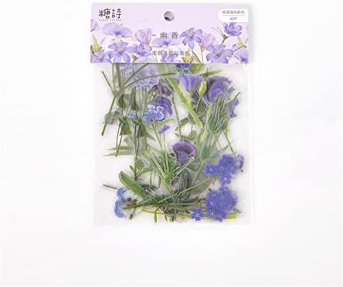 40pcs DIY renkli çiçekler çıkartmaları Kawaii kırtasiye günlüğü Scrapbooking dekor telefon bardak etiket