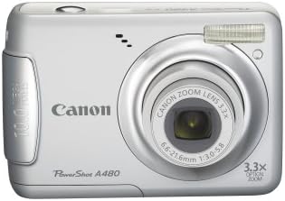 3.3 x Optik Zoom ve 2.5 inç LCD (Mavi)özellikli Canon PowerShot A480 10 MP Dijital Fotoğraf Makinesi