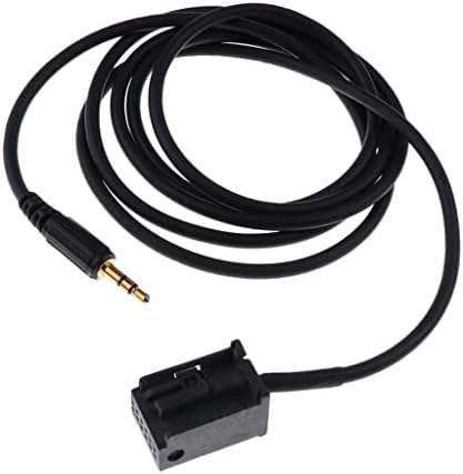 FAKEME Siyah 3.5 mm 12pin AUX Adaptörü Ses Kablosu ıçin Odak Mk2 Mondeo MK3