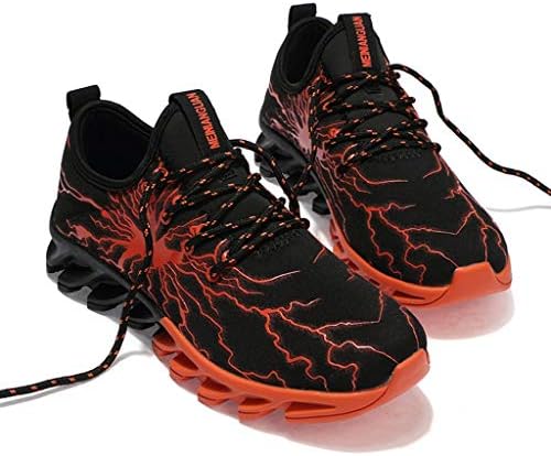 MABEİBEİ erkek Yol koşu ayakkabıları yürüyüş ayakkabıları Atletik Spor Hafif Sneakers Erkekler ve Kadınlar için