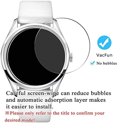 [3 Paket] Synvy Temperli Cam Ekran Koruyucu, SEİKO 5 SRP661J1 9H Film Smartwatch akıllı saat Koruyucuları ile Uyumlu