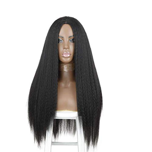 Iyi Sapıkça Düz Dantel ön peruk İnsan Saç 13 × 6 T Parçası Dantel Peruk Doğal Siyah Ön Koparıp ıle Bebek Saç 130% Yoğunluk Siyah