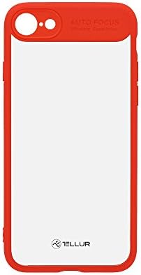 TELLUR Kapak Hibrid Mat Tampon için iPhone 8, Kırmızı