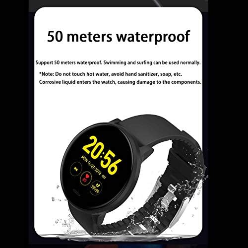 wangzi Yeni Akıllı İzle Fitness Tracker, Bluetooth Spor İzle, Sağlık İzleme, Mesaj Hatırlatma, 50 M Su Geçirmez, çoklu Spor Modları