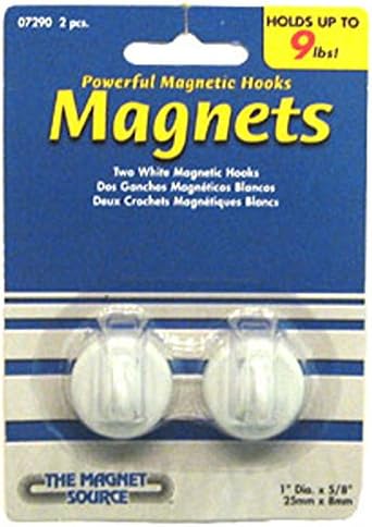 Master Magnetics 07290 Beyaz Manyetik Kancalar 2 Sayısı