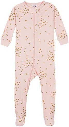 Gerber Kız Bebek 4'lü Ayaklı Pijama