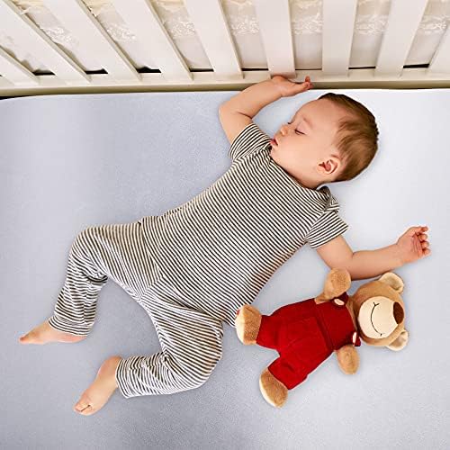 Yoofoss 2 Paket Donatılmış Beşik Levhalar Leke Yumuşak Leke yatak pedi 28 x 52 Ipeksi bebek yatağı Kapak Levhalar Yürümeye Başlayan