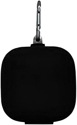 Dış Mekan için PowerbeatsPro ve Karabina için Shiwaki Silikon Koruyucu Cilt Kapağı-Siyah