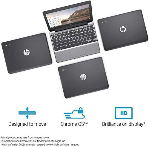 2018 3 kat Daha Hızlı WiFi özellikli HP 11.6” HD IPS Dokunmatik Ekranlı Chromebook-2.48 GHz'e kadar Intel Çift Çekirdekli Celeron