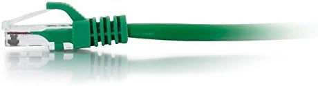 C2G 27170 Cat6 Kablo-Snagless Korumasız Ethernet Ağ Yama Kablosu, Yeşil (1 Ayak, 0,30 Metre)