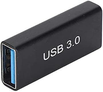 bizofft Taşınabilir Adaptör, Kullanımı Kolay Alüminyum Alaşımlı USB Dönüştürücü Ev için Dış Mekan için Dayanıklı Hızlı İletim