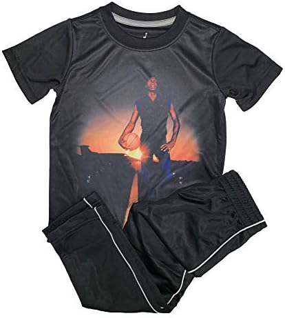 Jordan Little Boys'un 2 Parçalı Aktif Giyim Seti Grafikli Tişört ve Eşofman Altı