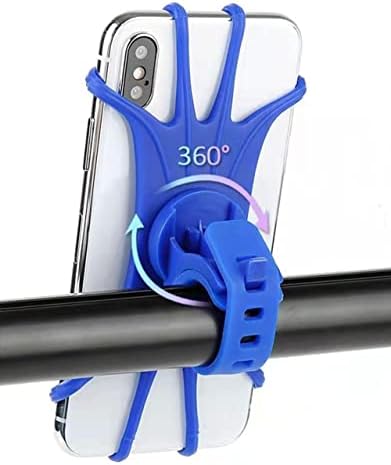KZLVN Evrensel Bisiklet Telefon Dağı-Ayarlanabilir, 360 Rotasyon, Bisiklet ve Motosiklet telefon Tutucu Tüm iPhone 13/12/11 /