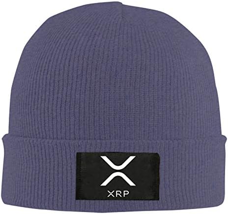 DJDTUZ Dalgalanma Xrp Logo Kış Örme Kapaklar Erkekler & Kadınlar ıçin Sıcak Beanie Şapkalar Caps
