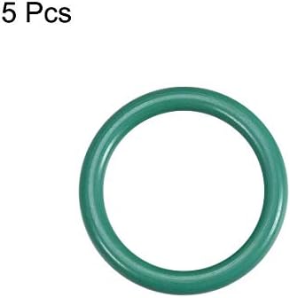 KFıdFran Flor Kauçuk O-Ringler, 21mm OD 16.2 mm ID 2.4 mm Genişlik FKM Araç Makineleri için Conta Contası Sıhhi Tesisat, Yeşil,