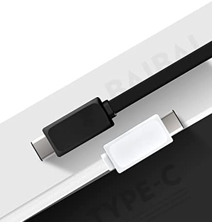 Hızlı Güç Düz USB-C Kablosu Samsung SM-W737 ile uyumlu USB 3.0 Gigabyte Hızları ve Hızlı Şarj Uyumlu! (Siyah 3. 3ft1M)