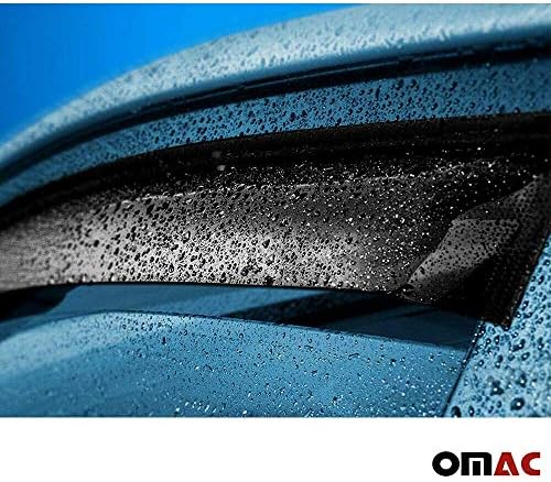 Ön ve Arka Yan Kapı Pencere Hava Yağmur Vent Visor rüzgar deflektörü Guard 4 Adet BMW X3 F25 2011-2017