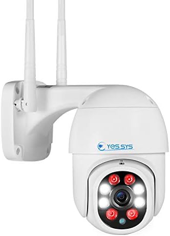 AI Traking Pan Tilt Açık Güvenlik 3MP Kablosuz CCTV 8X Dijital Zoom WiFi IP Dome Gözetim Kamera, İki Yönlü Ses, hareket Algılama