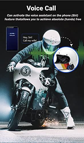 EuroFone S2 Motosiklet Kask İnterkom Bluetooth 5.1 çip, 2 Riders interkom Hoparlör ile 2 in 1 Mikrofon(Yumuşak ve Sert Mikrofon),