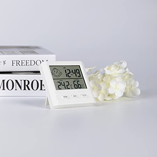 Raydıbomı Dijital Higrometre Kapalı Termometre, Sıcaklık Nem Monitörü, Mini Higrometre ve Termometre, metre oda termometresi,
