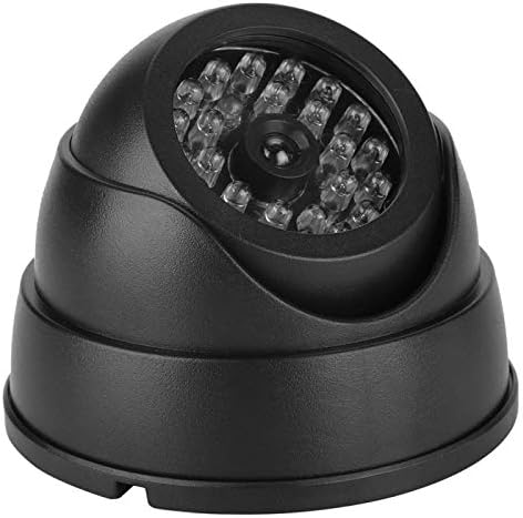 Allsor Siyah Su Geçirmez Toz Geçirmez Kukla Dome Kamera, Kırmızı Yanıp Sönen LED Sahte Kamera, iş Kullanımı için ev güvenlik