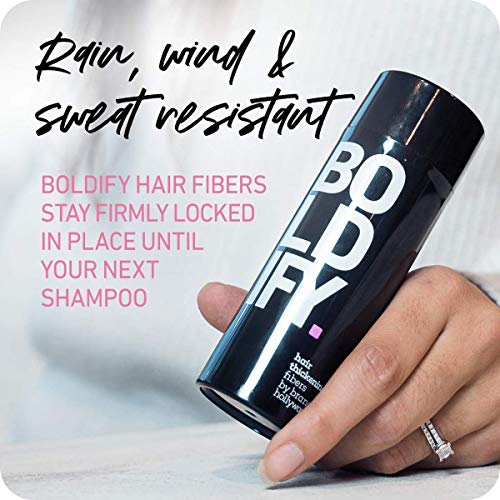 Saç Lifleri ( açık KAHVERENGİ) + Biyotin Sakızları: Boldify Conceal & Glow Paket: Erkekler ve Kadınlar için Saptanamayan ve Doğal