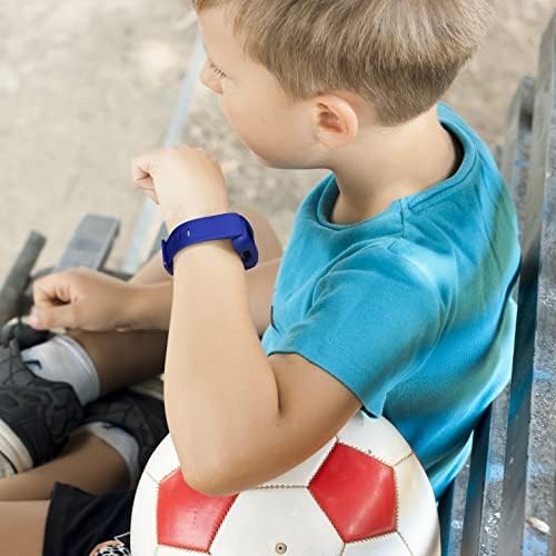 Sunnyson 6 Paketi ile Uyumlu Fitbit Ace 3 Bantları Çocuklar için, silikon Sapanlar Renkli Yedek Bilekliği için Kız Erkek