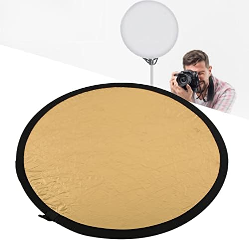 Entatial Fotoğrafçılık Aydınlatma Reflektörü, 60cm / 23.6 in Elastik Aydınlatma Reflektörü İç ve Dış Mekan Fotoğrafçılığı için