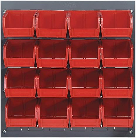 Kovalı Panjurlu Paneller (Komple Paket) Kutu Boyutları: 3 Y x 4 1/8 G x 7 3/8 D (adet. 16), Çöp Kutusu Rengi: Kırmızı