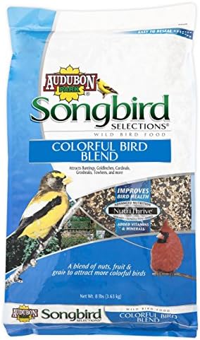 Audubon Park Songbird Seçimleri 11980 Meyve ve Fındıklı Çok Yabani Kuş Yemi, 15 lb