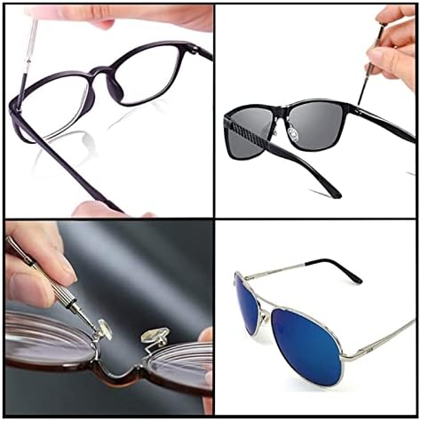 QXXJH Gözlük Tamircisi Gözlük Onarım Aracı Gözlük Pedleri Gözlük Tamir Araçları Mikro Gözlük Sunglass İzle Gözlük Telefon Tablet