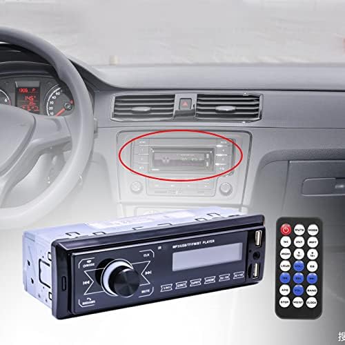 FAKEME Tek Din Bluetooth Araç Stereo, Mechless Multimedya Dijital Araç Ses-MP3 Çalar USB / SD / AUX-ın FM / AM Radyo Alıcısı
