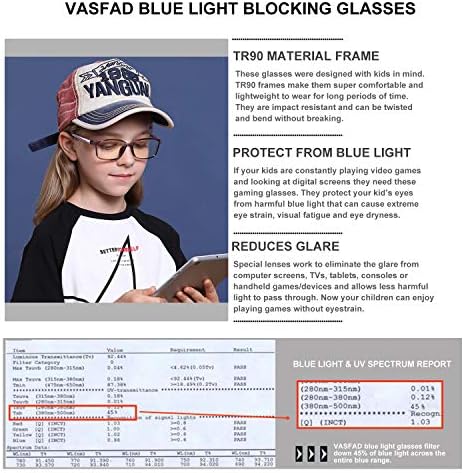 2 Paket Çocuklar Mavi ışık Engelleme Gözlük