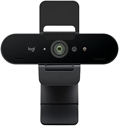 Logitech Brio 4K Web Kamerası, Ultra 4K HD Görüntülü Arama, Gürültü Önleyici mikrofon, HD Otomatik Işık Düzeltme, Geniş Görüş