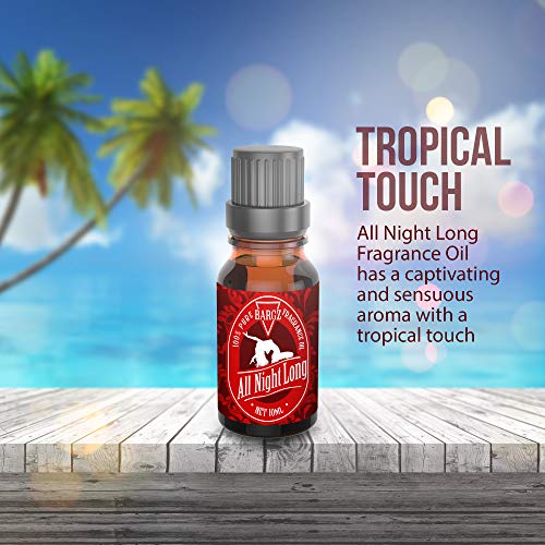 Gece Boyu Parfüm Yağı, Tatlı Ve Çağrıştırıcı Koku, Tropikal Dokunuşlu Büyüleyici Ve Duyusal Aroma (10 ml)
