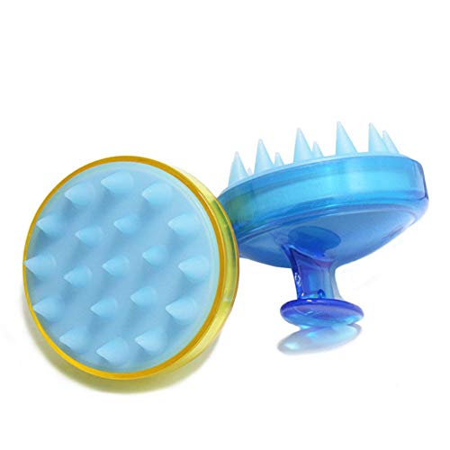 1 ADET şampuan fırça kafa derisi masaj şampuan fırça masaj yumuşak silikon tarak