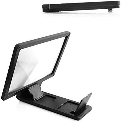 Katlanabilir 3D HD Cep Telefonu Standı, Tablet Ekran Büyüteci Video Amplifikatör Standı Tutucu Masaüstü Standı Tüm Akıllı Telefon
