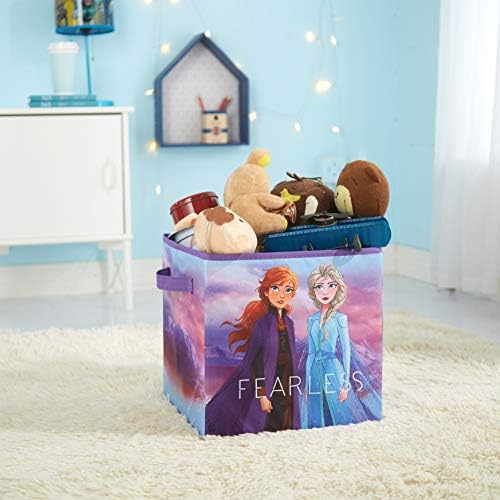 Idea Nuova Disney Frozen 2 Katlanabilir Depolama Küpü, Anna & Elsa, 12X 12, Çoklu, Model: TK321026