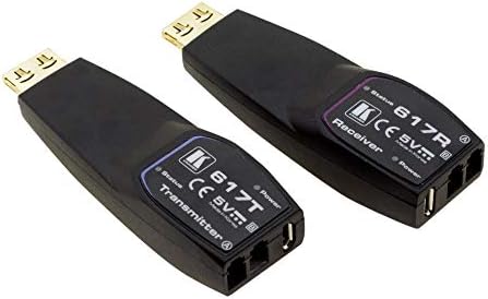 Kramer 617R/T 4 K HDR HDMI Fiber Optik Genişletici (Verici / Alıcı) Üzerinde Set 2LC MM FC (656ft / 200 m)