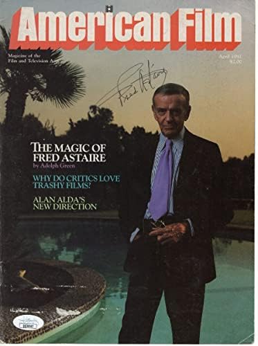 Fred Astaire İmzalı İmzalı Dergi Kapağı Amerikan Filmi JSA QQ36947