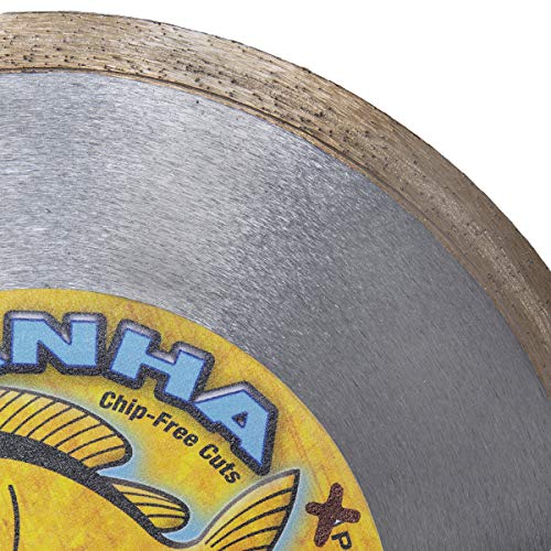 Delta Elmas Piranha Premium 7-İnç Çini Elmas Bıçak, DM-7/8 -5 / 8 Çardak, Kuru / ıslak Kesme porselen karo, seramik karo, taş