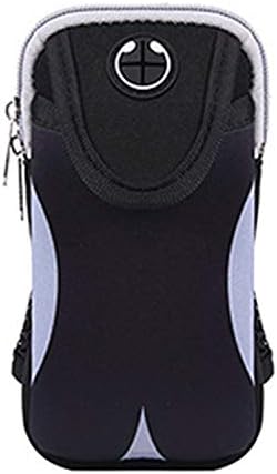 1 ADET su geçirmez spor kol çantası spor salonu cep telefonu çalışan kol bandı 6.5 inç (Mavi, 6.5 inç)