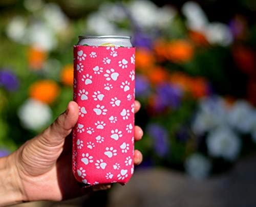 Baxendale Tall Can Sleeve for Slim Can and Tall Beer Cans-İçecekleri Soğuk Tutmak için 6 adet 12oz Sıska Kol Yalıtımlı Soğutucu