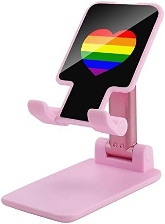 LGBT Eşcinsel Gurur Bayrağı Ayarlanabilir Cep telefon standı Katlanabilir Taşınabilir Tablet Tutucu Ofis Seyahat Çiftlik Evi