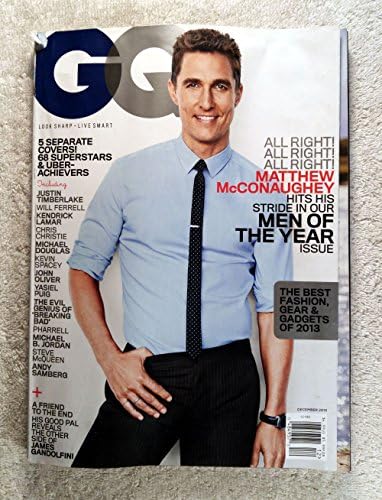Matthew McConaughey - Yılın Erkekleri - GQ Dergisi-Aralık 2013