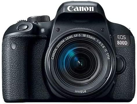 Canon EOS Rebel 800D / T7i DSLR Fotoğraf Makinesi 18-55 4-5.6 ıs STM Lensli (1895C002) + Canon EF 50mm Lens + 64GB Hafıza Kartı